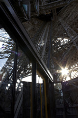 Eiffel Elevator by nicomur eiffel strair photo